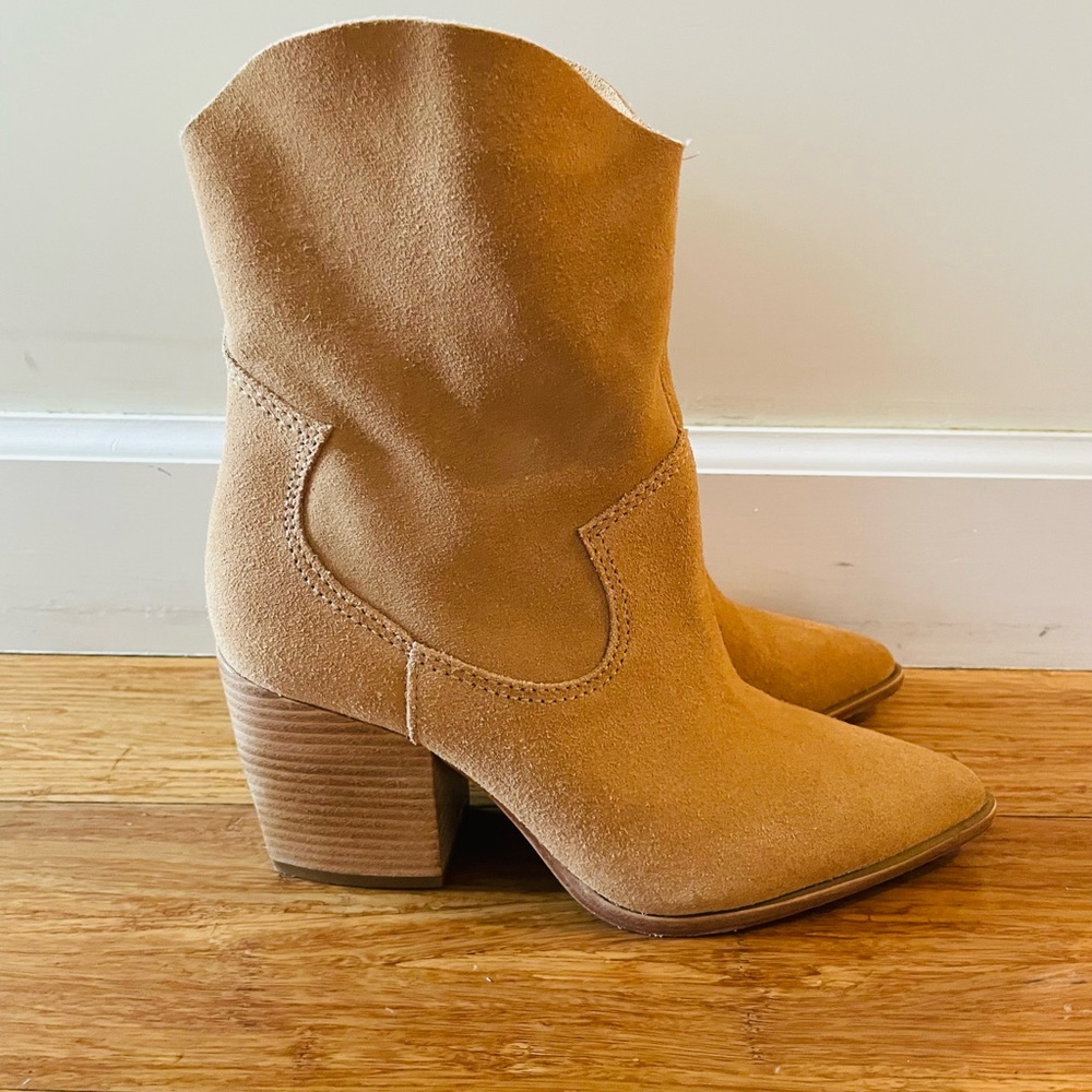 Schutz Suede Tessie Boots